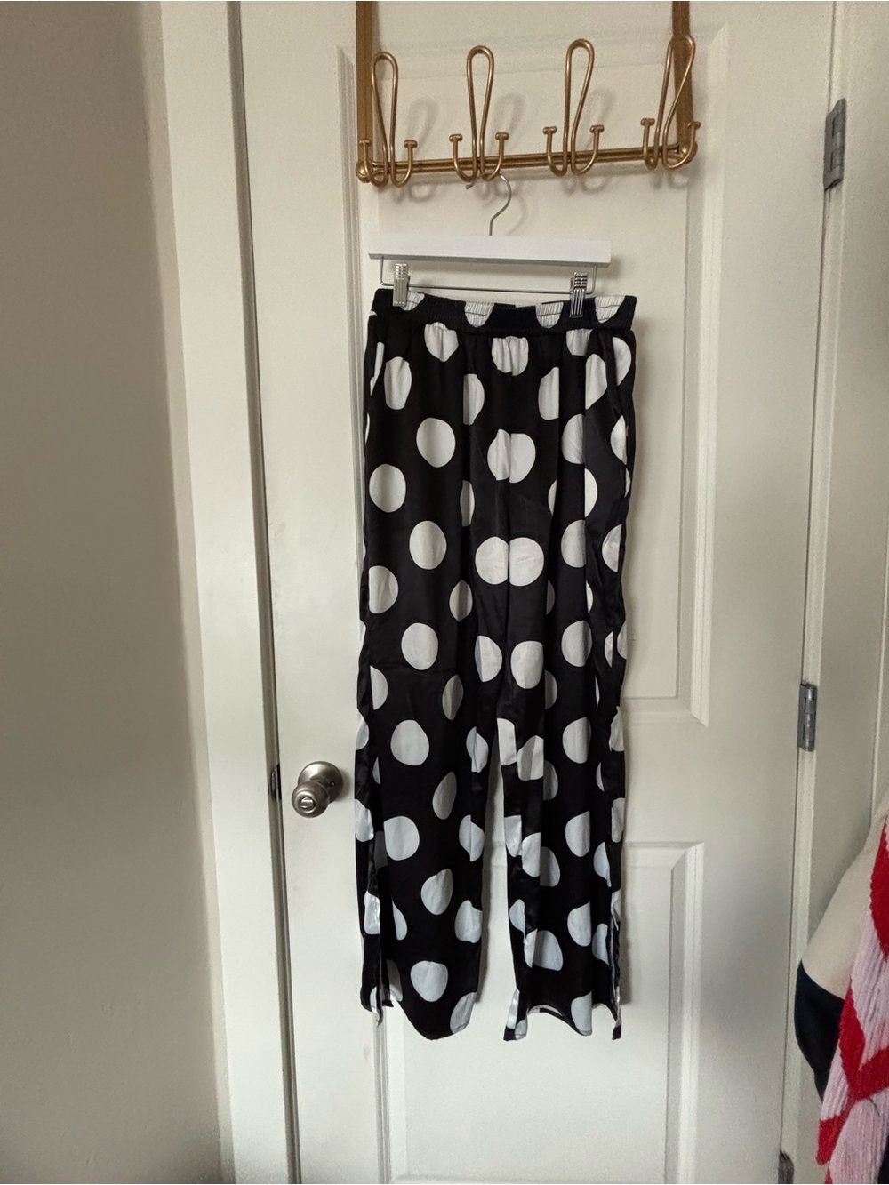 Dressed in Lala Dream So Big Satin Set in Classic Polka Dot - Picture 6 of 8